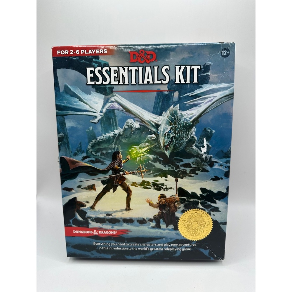 Dungeons & Dragons Essentials Kit Dragon of IceSpire Peak Intro Adventure w Dice
